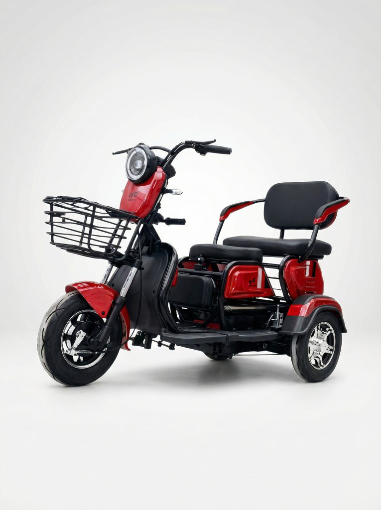 Trimoto Eléctrica XK17 | Estabilidad y Confort para 3 Pasajeros